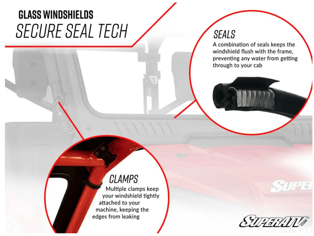 HONDA TALON 1000 GLASS WINDSHIELD