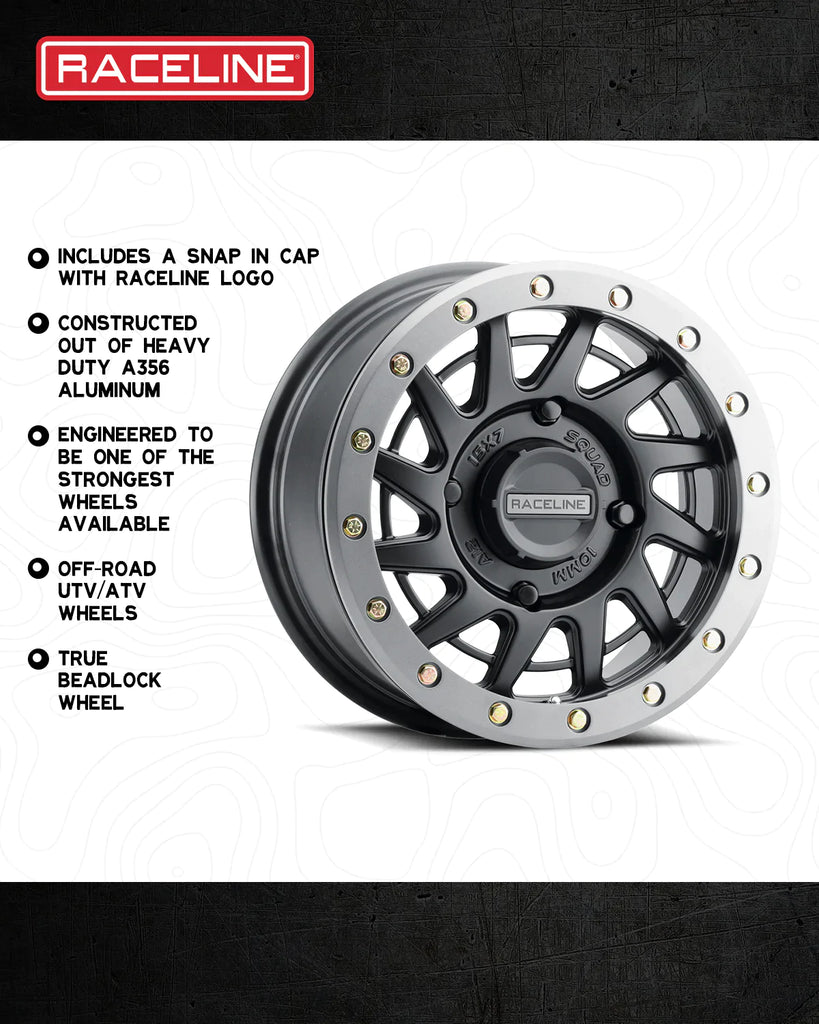 RACELINE SQUAD BDLK WHEEL 15X7 BLK/GUNMETAL