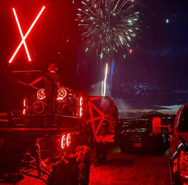 Infinite Offroad (RGB+W) Whips - Compatible With Rock Lights